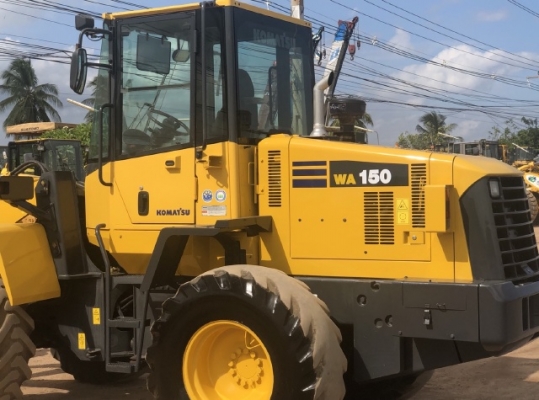 ขายรถตักล้อยาง KOMATSU WA150-5 แขนยาวพิเศษ นำเข้าเองจากญี่ปุ่น สภาพสวยพร้อมใช้ มีVDOการทำงานครับ