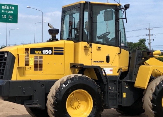 ขายรถตักล้อยาง KOMATSU WA150-5 แขนยาวพิเศษ นำเข้าเองจากญี่ปุ่น สภาพสวยพร้อมใช้ มีVDOการทำงานครับ