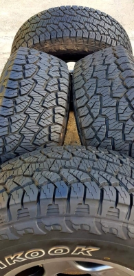 17500 ยาง HANKOOK AT 265/70/16 พร้อมล้อ LENSO มือสองสวยๆ