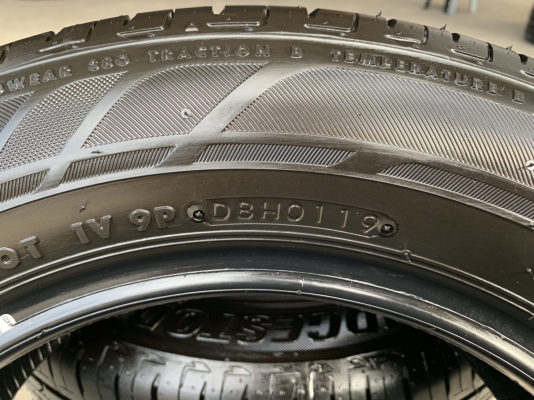 ยางใหม่ป้ายแดง 175-65-14 Bridgestone ปี 19 ยางเต็มๆ ตุ่มเด้งๆ สีชัด ยางใหม่ป้ายแดง 175-65-14 Bridgestone ปี 19 ยางเต็มๆ ตุ่มเด้งๆ สีชัด