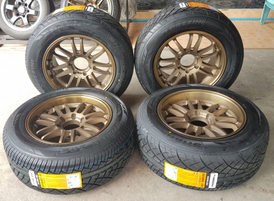 ล้อใหม่RE30 9.5+10.5พร้อมยางใหม่265/60/18 ปี19