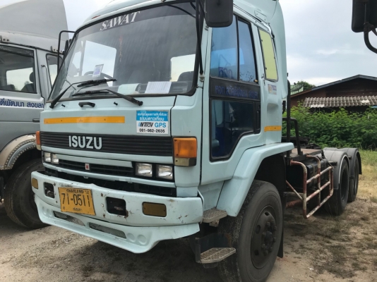 รถ10ล้อหัวลากยี่ห้อ ISUZU  รุ่น FXZ23KFY  240 แรงม้า  จดทะเบียนปี 2534
