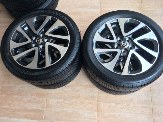 ล้อแม็กซ์ป้ายแดง toyota sienta 16 ยาง 195/50/16 ปี 18