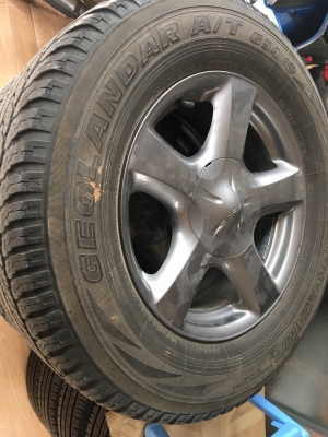 ล้อแม็กซ์ D-max 17 สีรมดำ ล้อแม็กซ์สภาพเดิมๆ สีเดิมๆ สวย