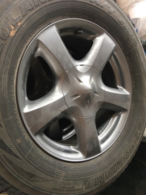 ล้อแม็กซ์ D-max 17 สีรมดำ ล้อแม็กซ์สภาพเดิมๆ สีเดิมๆ สวย