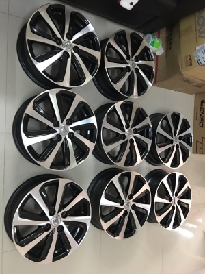 ล้อแม็กซ์ Vios Yaris ทำสีปัดเงามาใหม่สวยๆ