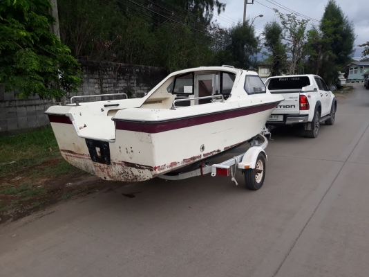 เรือตกปลา YAMAHA 17ฟุตเรือเปล่า