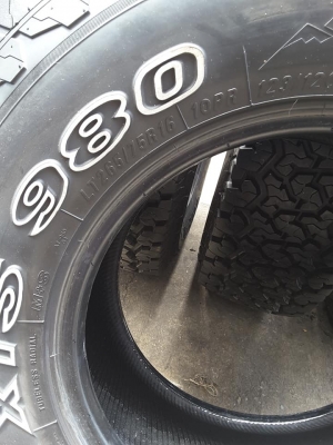 Maxxis AT980 ขนาด 265-75-16 ปี18 สภาพใหม่ 1ชุด
