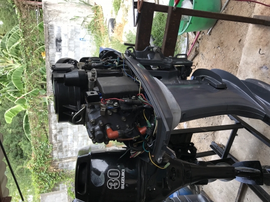 ขายเครื่องเรือ 40 แรง yamaha ทิมไฟฟ้า