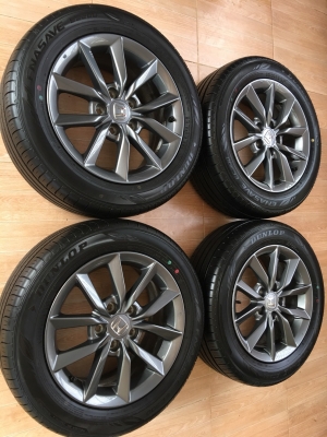 ล้อแม็กซ์ป้ายแดง Honda Civic ขอบ 16 พร้อมยาง Dunlop 215/55/16 ปี19