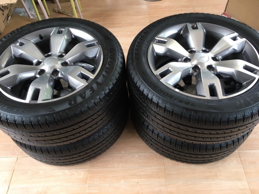 ล้อแม็กซ์ เดิม FORD EVEREST ขอบ 20 พร้อมยาง Goodyear 265/50/20 ปลายปี 17