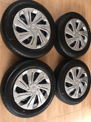 ล้อกะทะป้ายแดง City 15 พร้อมยาง Yogohama 175/65/15 ปี 19