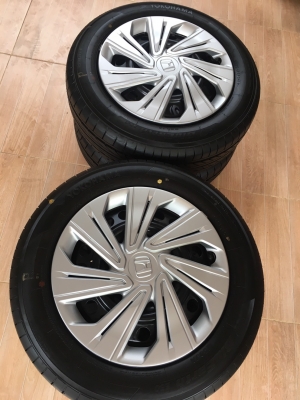 ล้อกะทะป้ายแดง City 15 พร้อมยาง Yogohama 175/65/15 ปี 19