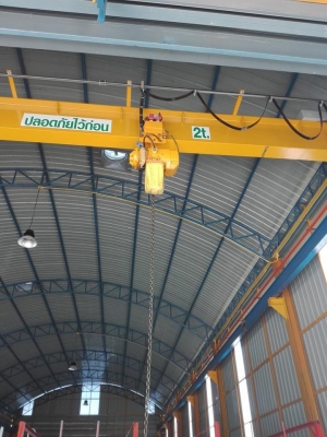 ออกแบบติดตั้ง ตรวจเช็ค ทำการตรวจซ่อมบำรุง เครนโรงงาน