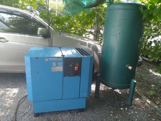 ปั๊มลมสกรูBOGEและถังพัก500ลิตร