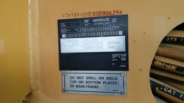 ขายเครื่องจักร CAT สวยๆ  จำนวน4รายการ รถเกรดCAT 160H มี 2 คัน