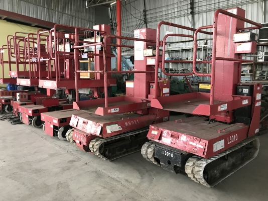 ขายรถกระเช้าไฟฟ้าสูง4เมตรรถนอกนำเข้าแทร็กยางกับล้อยาง สภาพพร้อมใช้งาน0818302909จิรโรจน์ Line: Jiraroj2909