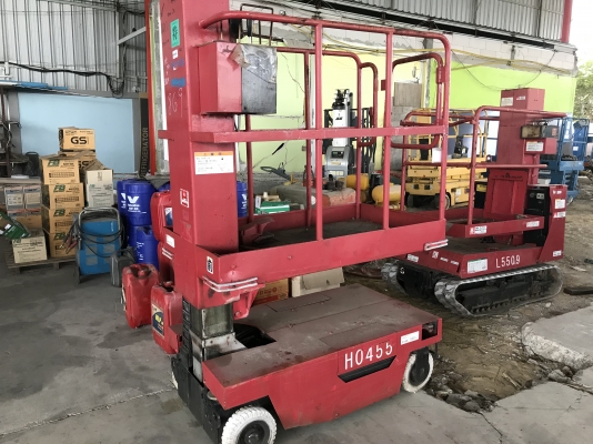 ขายรถกระเช้าไฟฟ้าสูง4เมตรรถนอกนำเข้าแทร็กยางกับล้อยาง สภาพพร้อมใช้งาน0818302909จิรโรจน์ Line: Jiraroj2909