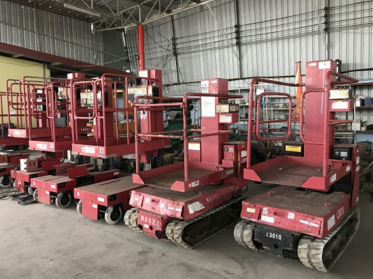 ขายรถกระเช้าไฟฟ้าสูง4เมตรรถนอกนำเข้าแทร็กยางกับล้อยาง สภาพพร้อมใช้งาน0818302909จิรโรจน์ Line: Jiraroj2909