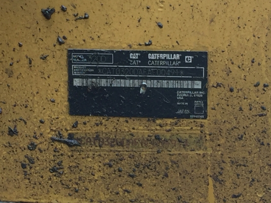 Cat320D กระบอกดำ เครื่องดี เอวดีปั้มแรง เล่มทะเบียน