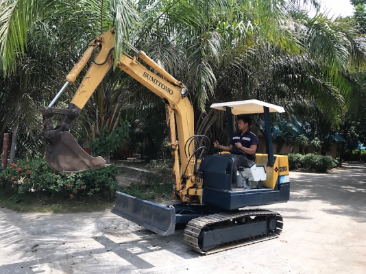 ขายแบคโฮ SUMITOMO S90 (pc30) ปั้มดีๆ แทรคเหล็ก ครบๆ สวยเดิมจากญี่ปุ่น ทำงานสมบูรณ์ทุกระบบ รับรองไม่ผิดหวัง 245,000 เท่านั้น!!