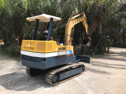 ขายแบคโฮ SUMITOMO S90 (pc30) ปั้มดีๆ แทรคเหล็ก ครบๆ สวยเดิมจากญี่ปุ่น ทำงานสมบูรณ์ทุกระบบ รับรองไม่ผิดหวัง 245,000 เท่านั้น!!