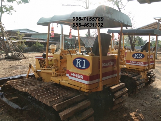 ขาย!! &gt;&gt;&gt; แทรกเตอร์ Komatsu D20PL รุ่น 5 สภาพสวยเต็ม &lt;&lt;&lt; เบอร์ติดต่อ 098-7155789 086-4631102