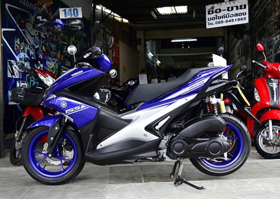 aerox ปี2019 สีนํ้าเงินเทา ปีนี้เลยครับ เครื่องดี สีเดิมสวยๆเลยครับ 50900