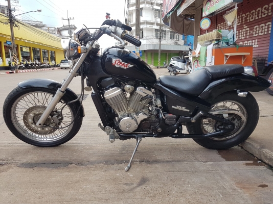 าย HONDA STEED400 เดิมๆ ใส่แฮนด์กว้าง สีสวย เครื่องดี อินวอยส์ สรรพสามิตร ราคา 47500 บาท ส่งได้ทั่วไ