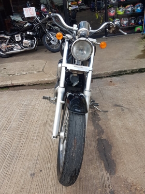 าย HONDA STEED400 เดิมๆ ใส่แฮนด์กว้าง สีสวย เครื่องดี อินวอยส์ สรรพสามิตร ราคา 47500 บาท ส่งได้ทั่วไ