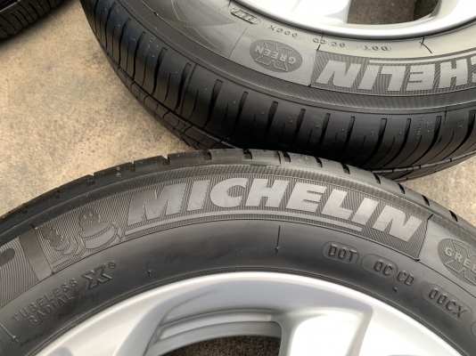 ล้อแม็กป้ายแดง Honda Brio Amaze ขอบ 14 พร้อมยางป้ายแดง 175-65-14 Michelin ปี 19 ใหม่ยกห้าง