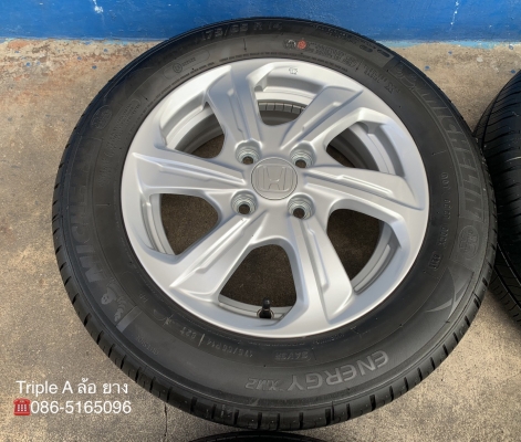 ล้อแม็กป้ายแดง Honda Brio Amaze ขอบ 14 พร้อมยางป้ายแดง 175-65-14 Michelin ปี 19 ใหม่ยกห้าง ล้อแม็กป้ายแดง Honda Brio Amaze ขอบ 14 พร้อมยางป้ายแดง 175-65-14 Michelin ปี 19 ใหม่ยกห้าง