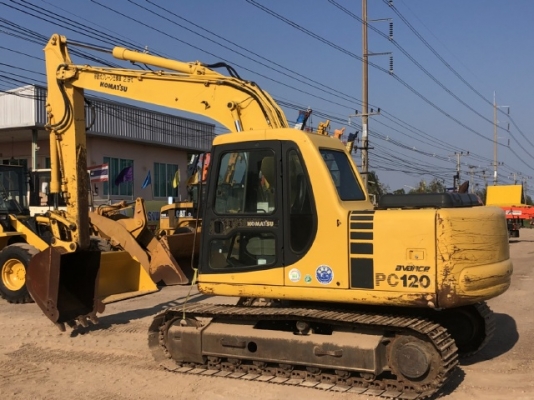 ขายรถขุด KOMATSU PC120-6E ลายหัวกระแทก นำเข้าเองจากญี่ปุ่น สภาพสวยพร้อมใช้ มีVDOการทำงานครับ