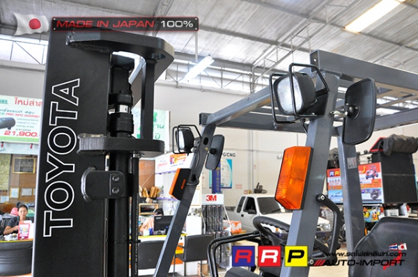 ขายรถโฟล์คลิฟท์มือสอง TOYOTA รุ่น 6FGL20-30463 นำเข้าจากประเทศญี่ปุ่น 100\% ไม่เคยใช้งานในไทย