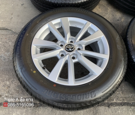 ล้อแม็กป้ายแดง Toyota Camry 2019 ขอบ 16 พร้อมยางป้ายแดง 205-65-16 Bridgestone ปี 19 สวยๆ