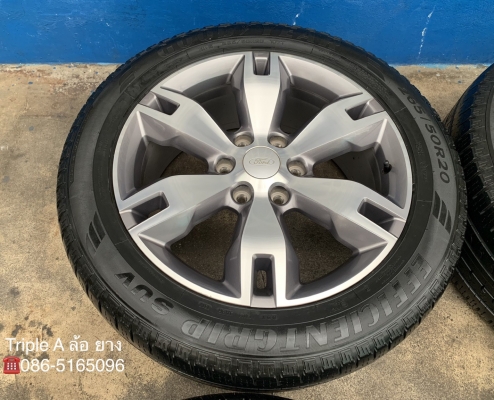 ล้อแม็ก Ford Everest ขอบ 20 พร้อมยาง 265-50-20 Goodyear ปลายปี 16 แม็กสวย ดอกยางหนาปึก