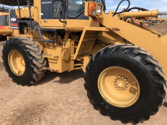 ขายรถตักล้อยาง KOMATSU WA100-1 (2,xxx ชั่วโมง) นำเข้าเองจากญี่ปุ่น สภาพพร้อมใช้