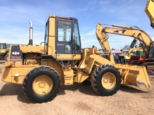 ขายรถตักล้อยาง KOMATSU WA100-1 (2,xxx ชั่วโมง) นำเข้าเองจากญี่ปุ่น สภาพพร้อมใช้