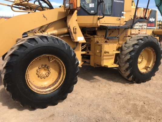 ขายรถตักล้อยาง KOMATSU WA100-1 (2,xxx ชั่วโมง) นำเข้าเองจากญี่ปุ่น สภาพพร้อมใช้