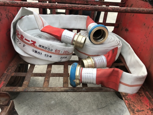 ขายเครื่องดับเพลิง Rabbit P450 มือ2 เก่าญี่ปุ่น พร้อมอุปกรณ์ครบชุดตามรูป