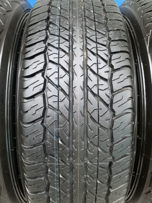 ล้อแม็ก Nissan Navara NP300 6รู114 ขอบ 16 พร้อมยางใหม่ป้ายแดง 255-70-16 Dunlop ปี 19 ตุ่มอลัง เส้นสีจัดๆ