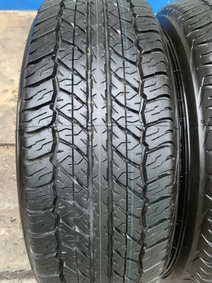 ล้อแม็ก Nissan Navara NP300 6รู114 ขอบ 16 พร้อมยางใหม่ป้ายแดง 255-70-16 Dunlop ปี 19 ตุ่มอลัง เส้นสีจัดๆ