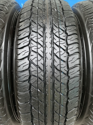 ล้อแม็ก Nissan Navara NP300 6รู114 ขอบ 16 พร้อมยางใหม่ป้ายแดง 255-70-16 Dunlop ปี 19 ตุ่มอลัง เส้นสีจัดๆ