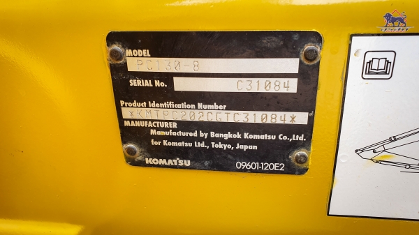 ขายรถแบคโฮ KOMATSU PC130-8 ใช้งานเพียง 5 พันชั่วโมง