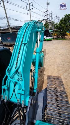 ขายรถแบคโฮ KOBELCO SK210LC YQ15 บูมยาว 16 เมตรแท้จากโรงงาน