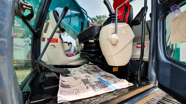 ขายรถแบคโฮ KOBELCO SK210LC YQ15 บูมยาว 16 เมตรแท้จากโรงงาน