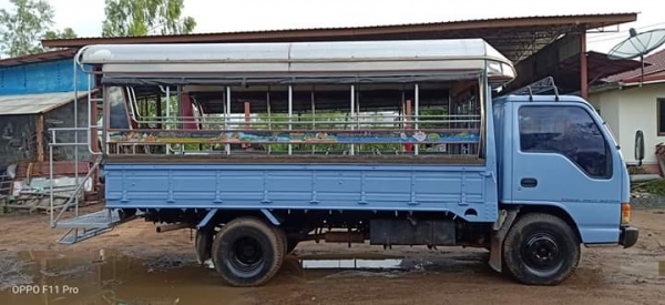ISUZU NPR 120 พร้อมหลังคาโดยสารและอุปกรณ์ เครื่องดี ครัชชีสวย ภาษีเต็ม เอกสารพร้อม