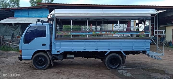 ISUZU NPR 120 พร้อมหลังคาโดยสารและอุปกรณ์ เครื่องดี ครัชชีสวย ภาษีเต็ม เอกสารพร้อม