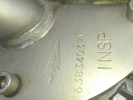 เครื่องกวนตะกอน บำบัดน้ำเสีย FLYGT made in sweden