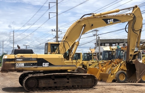 ขายรถขุด CAT 330B ลายหัวกระแทก นำเข้าเองจากญี่ปุ่น สภาพสวยพร้อมใช้ มีVDOการทำงานครับ